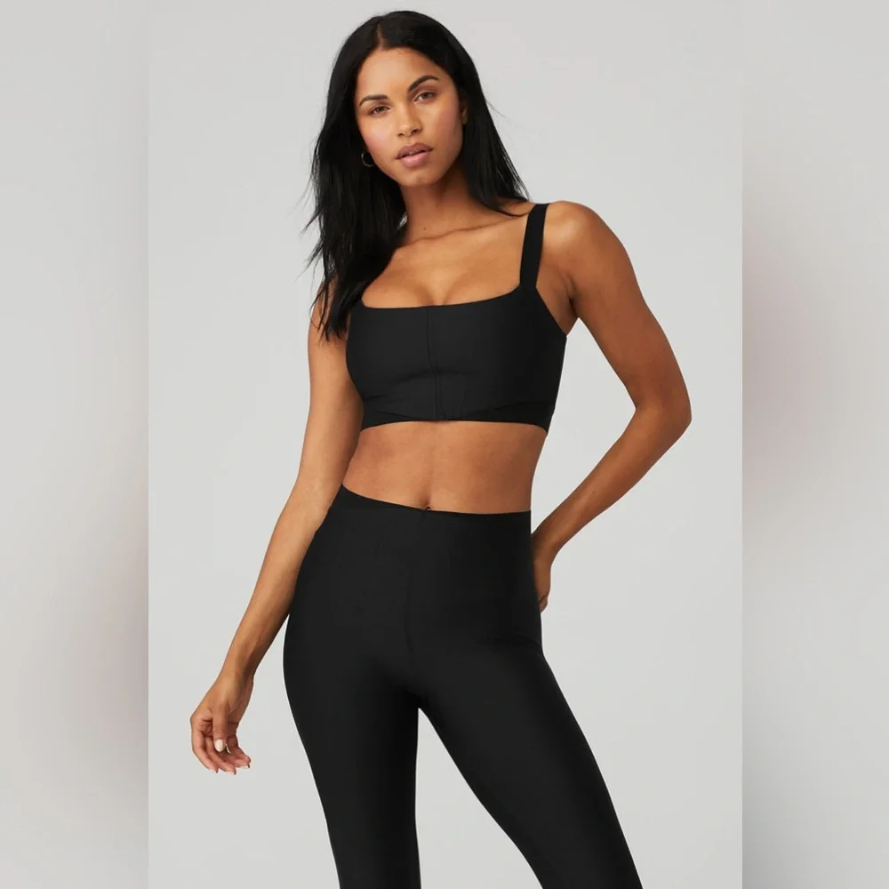 Alo Airlift Corset Bra & Leggings Set - Picture 1 of 10